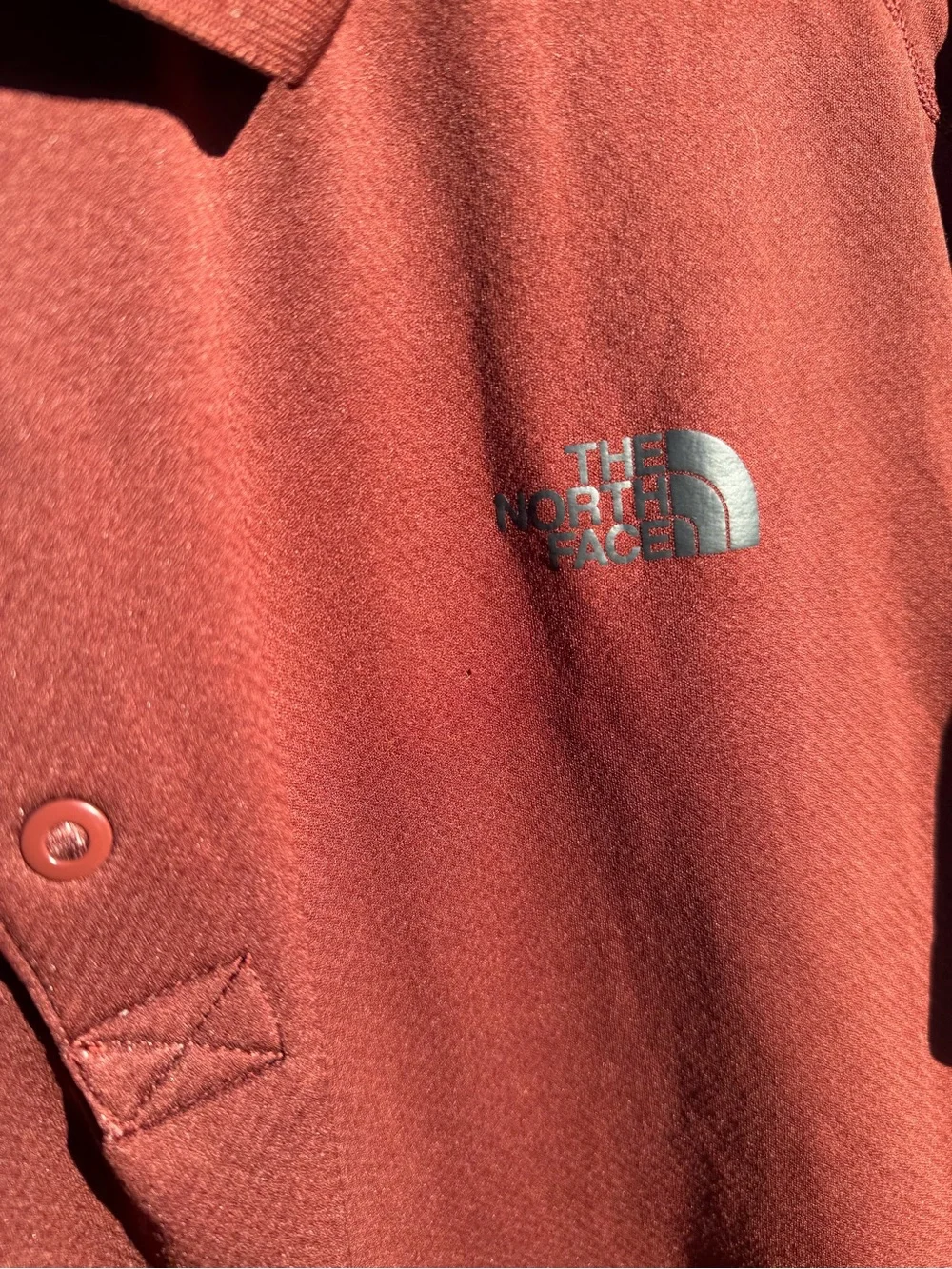 The North Face Men's Adventure Polo Shirt - FlashDry Burgundy Red XL